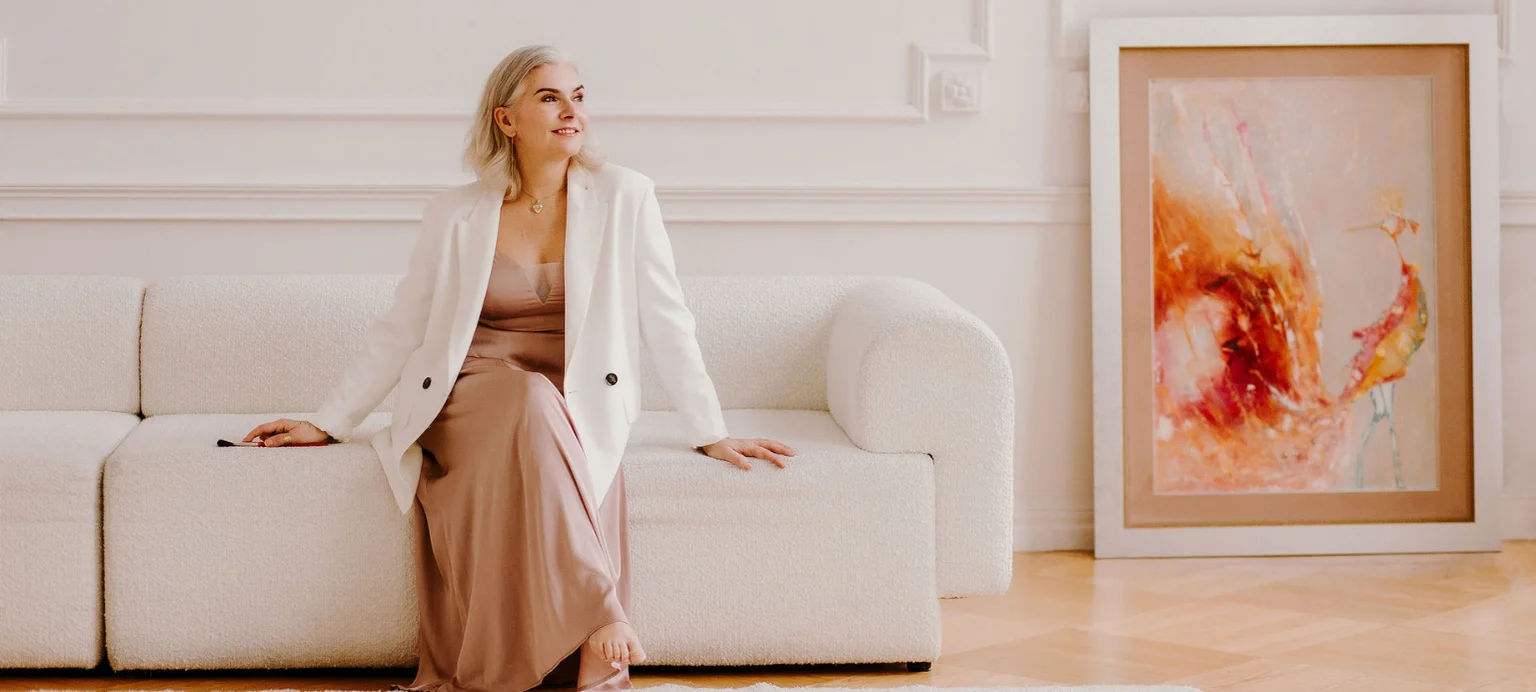 Abstrakcyjny obraz olejny, Aneta Barglik